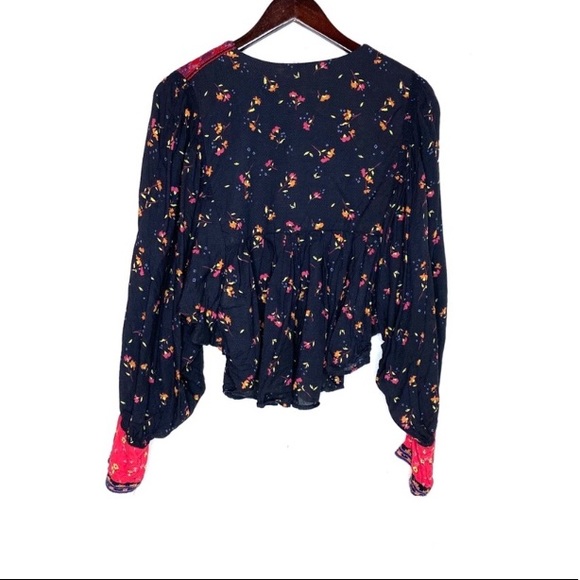 Free People Lady Lou Printed Top - Picture 3 of 6